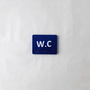 アズール ドアプレート W.C.